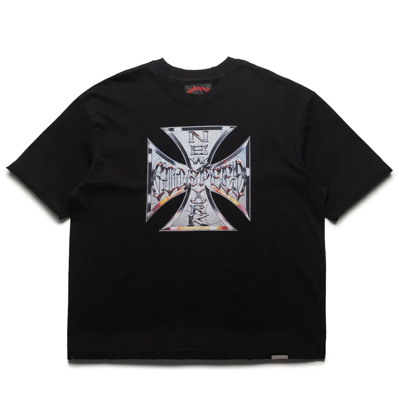 Godspeed New York Chrome Motto Tee - Black