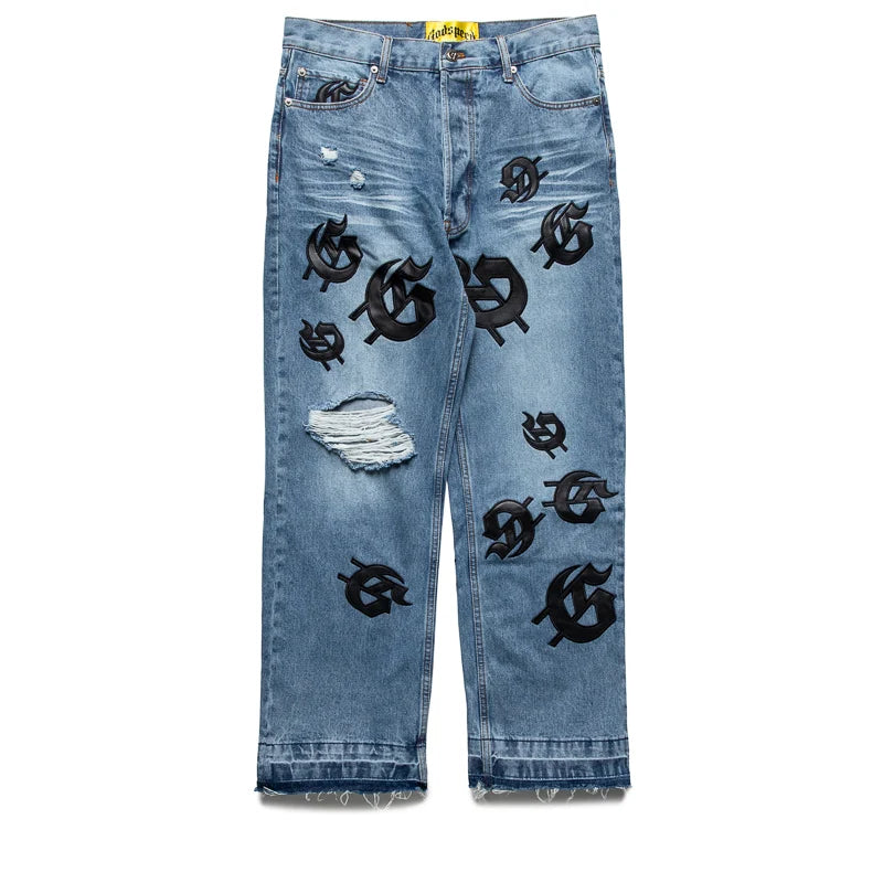 Godspeed New York Scattered GS Logo Denim