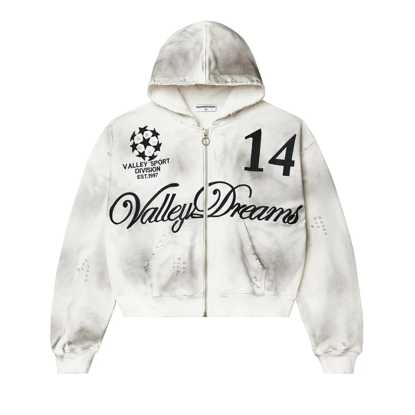 Vale Forever Oreo 14 Zip Up Hoodie 'Dest/Smoke'
