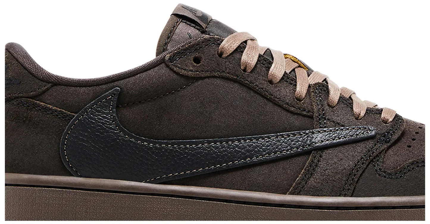 Jordan Retro Low 1 " Travis Velvet Brown"