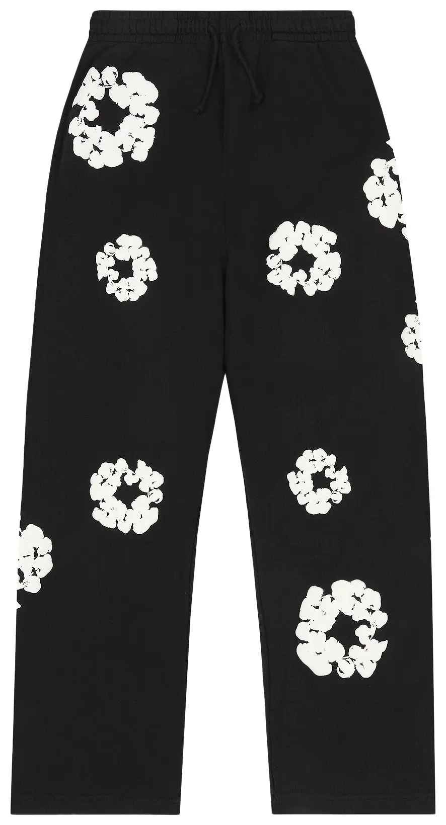 Denim Tears Cotton Wreath Baggy Sweatpants 'Black'