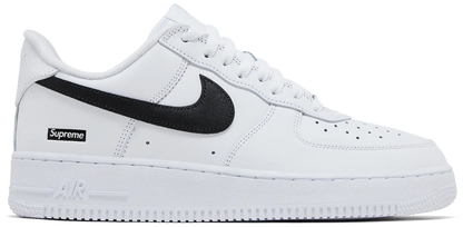 Supreme x Nike Air Force 1 Low 'Box Logo - White Black'