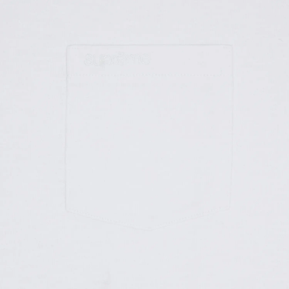 Supreme Short-Sleeve Pocket Tee 'White'