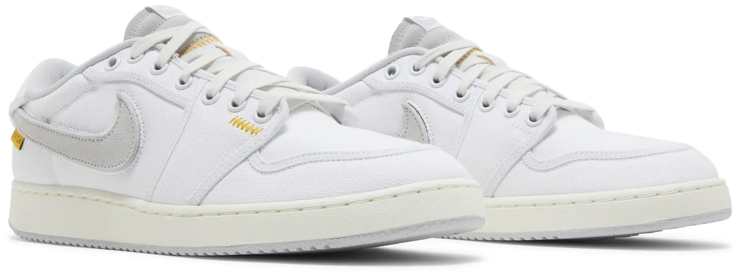 Jordan 1 Retro AJKO Low SP Union "White Canvas"