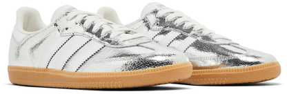 adidas Wmns Samba OG 'Cracked Metallic Pack - Silver'