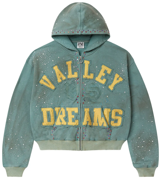 Vale Forever Bank Zip Up 'Dark Mint'