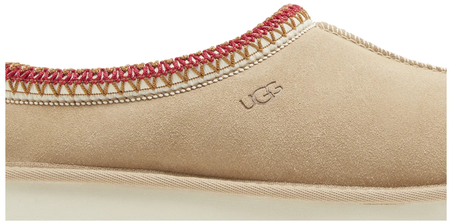 UGG Wmns Tasman Slipper 'Sand Dark Cherry'