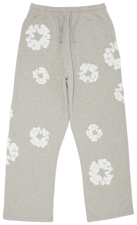 Denim Tears Cotton Wreath Baggy Sweatpants 'Grey'