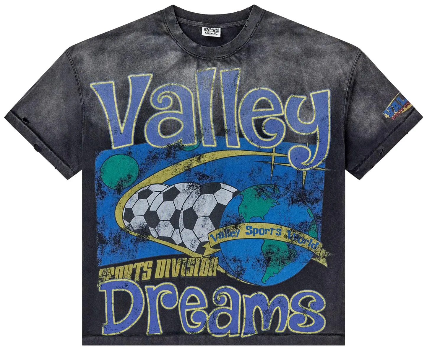 Vale Forever Futball Tee 'Washed/Black'