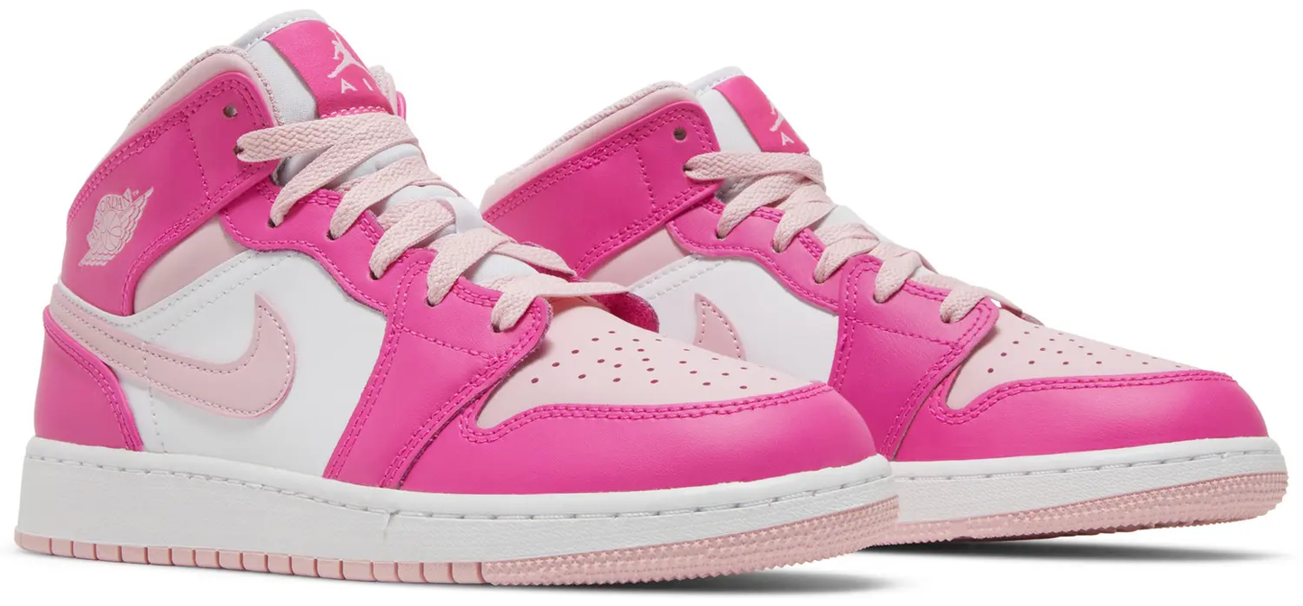 Air Jordan 1 Mid GS 'Fierce Pink'