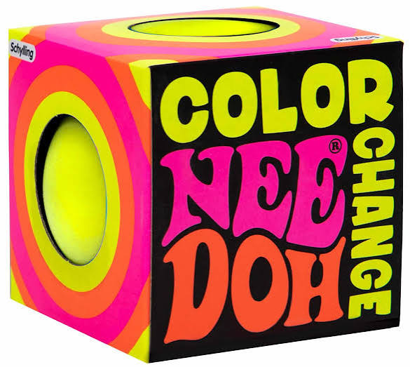 Schylling NeeDoh Color Change Pink Fidget Toy Sensory Stress Ball
