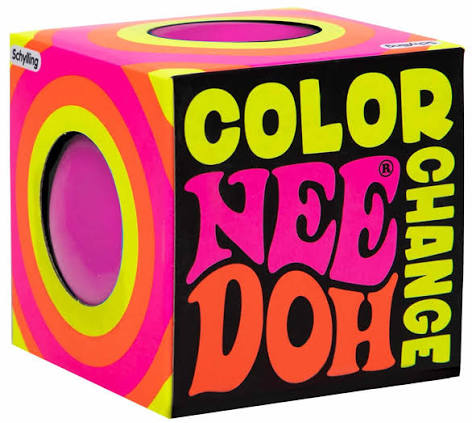 Schylling NeeDoh Color Change Pink Fidget Toy Sensory Stress Ball