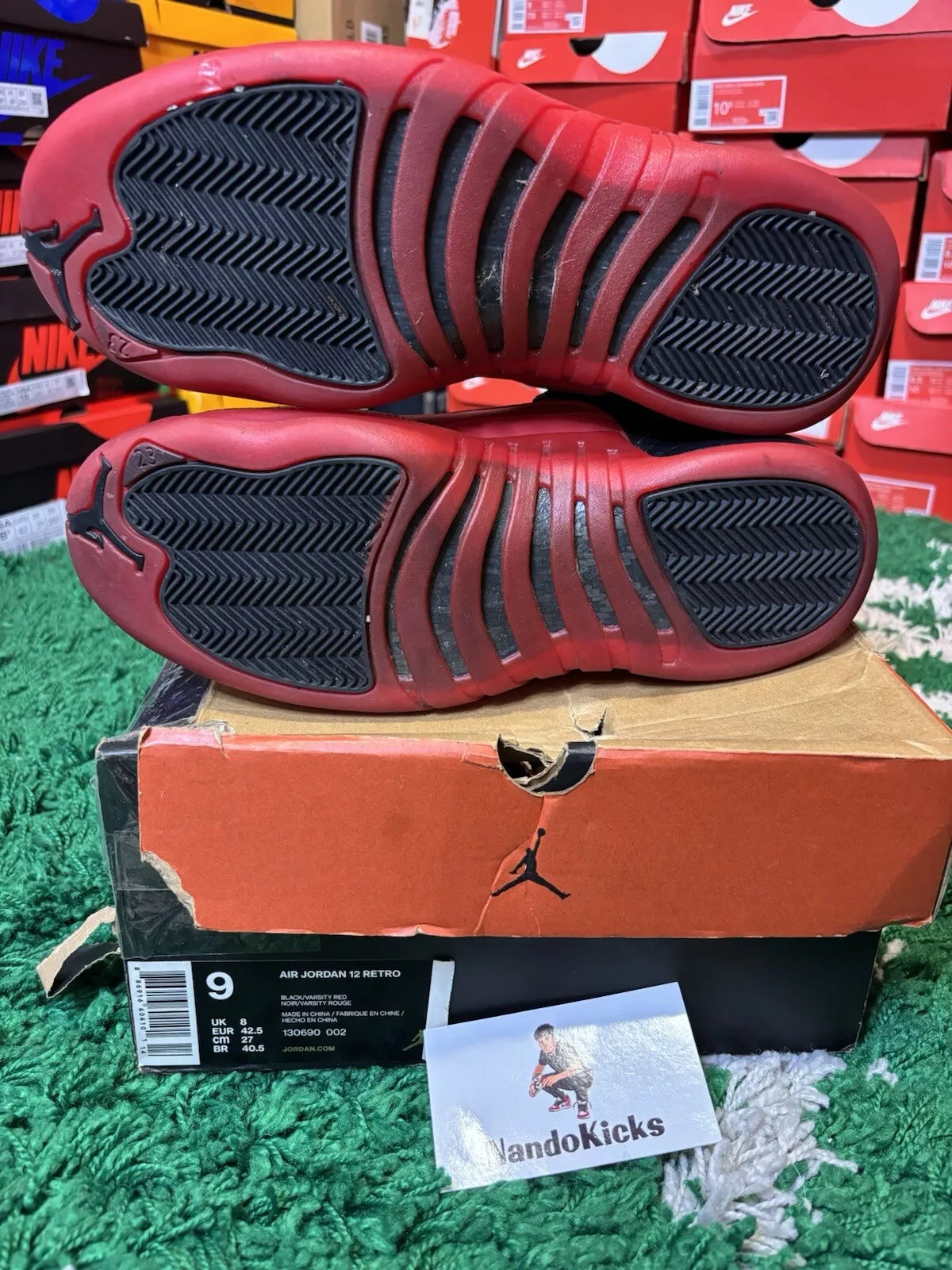 Jordan Retro 12 "Flu Game" USED