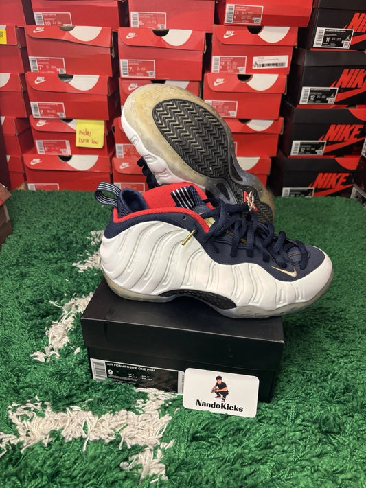 Nike Air Foamposite One PRM Olympic size 9 Men USED