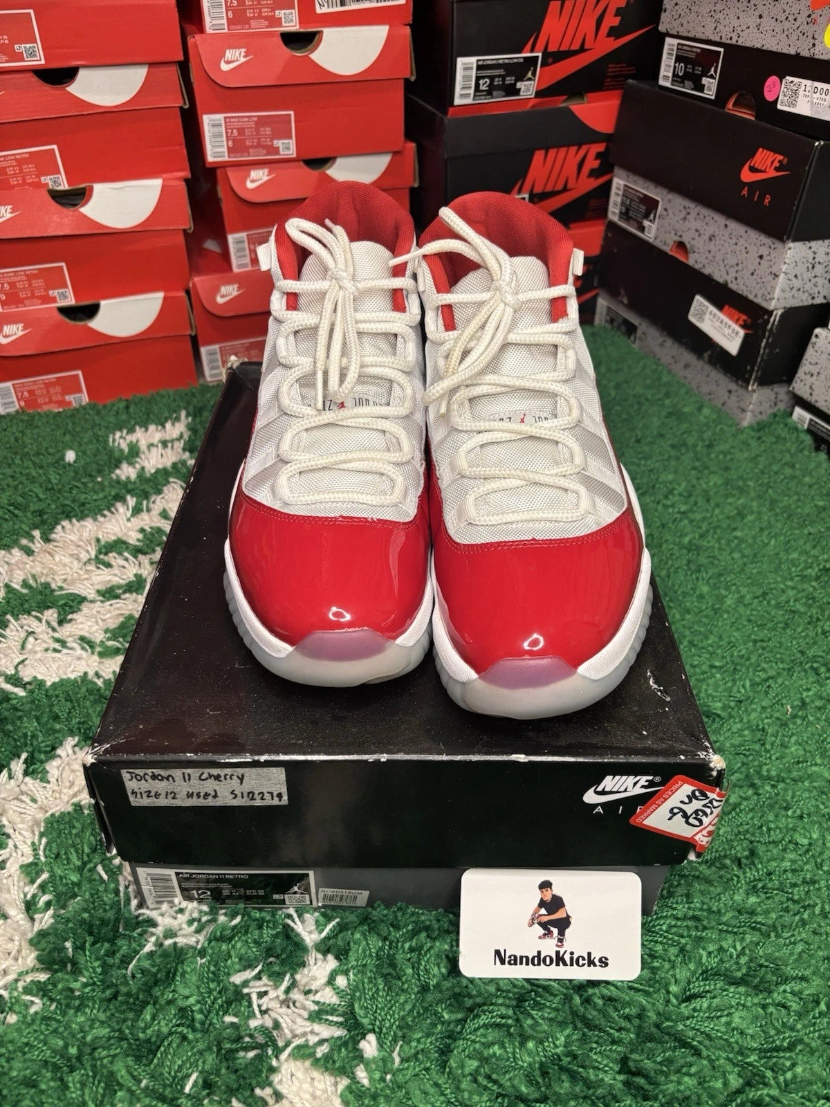 Air Jordan 11 Retro Cherry US Men Size 12 USED