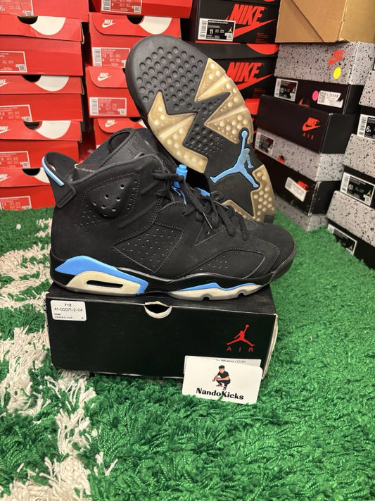 Air Jordan 6 Retro 'UNC' 384664-006 Men's Size 9.5 USED