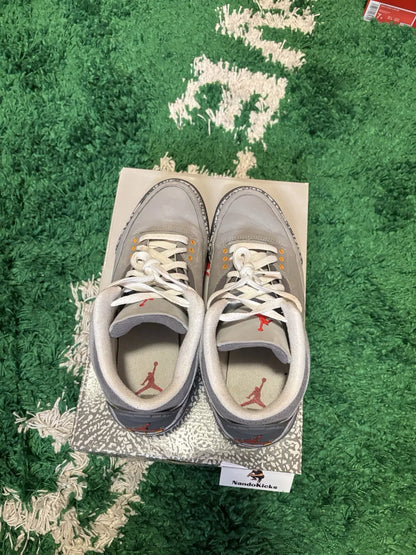 Jordan Retro 3 "Cool Grey" USED