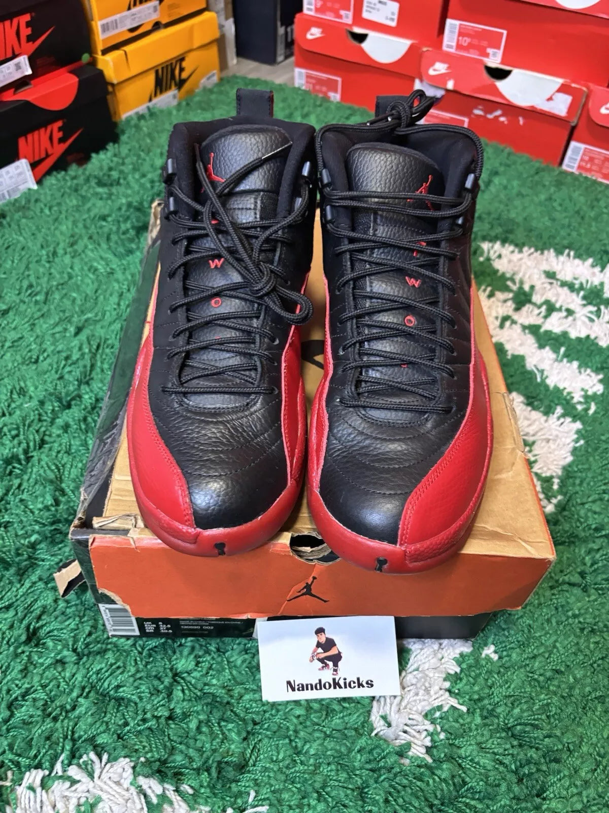Jordan Retro 12 "Flu Game" USED