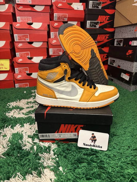 Jordan 1 High Element Gore-Tex Light Curry Men’s Size 8 USED