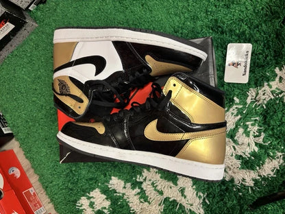 AIR JORDAN 1 Size 11M Retro High OG NRG Gold Toe USED