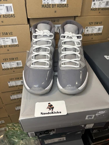 Air Jordan 11 Retro 2021 Cool Grey Size 12M USED