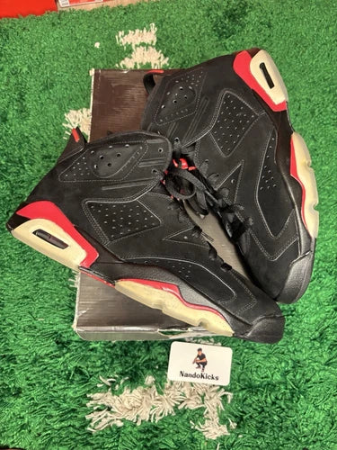 Air Jordan 6 Varsity Red Black 2010 Size 11M Used