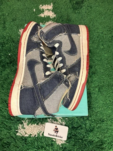 Nike SB Dunk High TRD QS "REESE FORBES DENIM" Size 9M USED