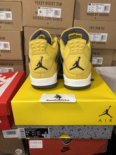 Nike Air Jordan 4 Retro Mid Lightning Size 9.5 CT8527-700 USED