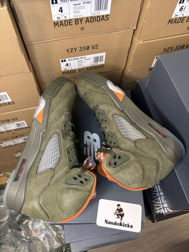 Air Jordan 5 Retro 2024 Olive size 8.5M USED