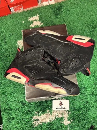 Air Jordan 6 Varsity Red Black 2010 Size 11M Used