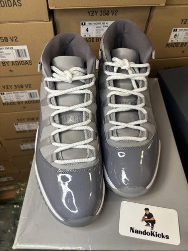 Air Jordan 11 Retro 2021 Cool Grey Size 12M USED