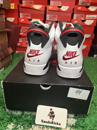 Air Jordan 6 Retro Carmine 2021 CT8529-106 Men's Size 9 Used