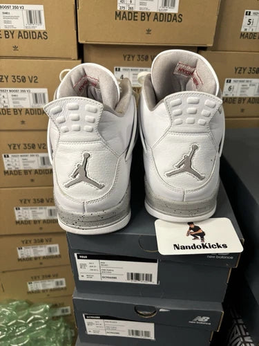 Air Jordan 4 Retro 'White Oreo' Men's Size 13M USED