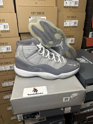 Air Jordan 11 Retro 2021 Cool Grey Size 12M USED