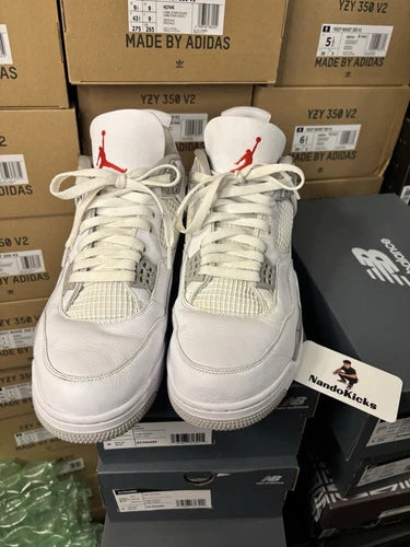 Air Jordan 4 Retro 'White Oreo' Men's Size 13M USED