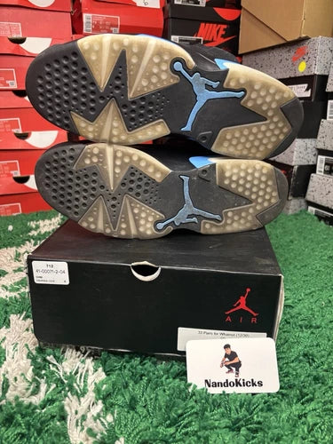 Air Jordan 6 Retro 'UNC' 384664-006 Men's Size 9.5 USED