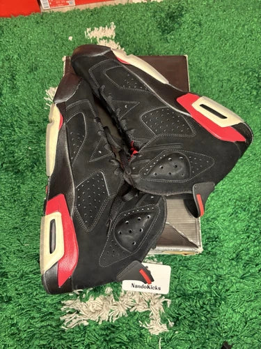 Air Jordan 6 Varsity Red Black 2010 Size 11M Used