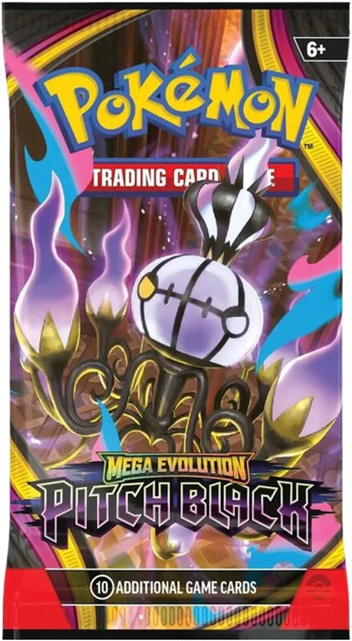 Pokémon Mega Evolution Pitch Black Booster Pack toys