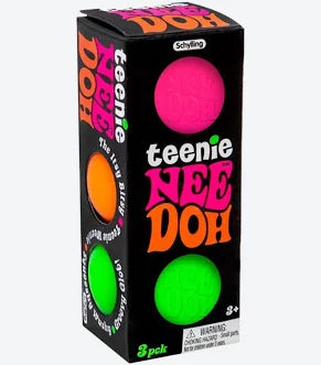 NeeDoh Teenie Groovy Glob Stress Ball 3-Pack